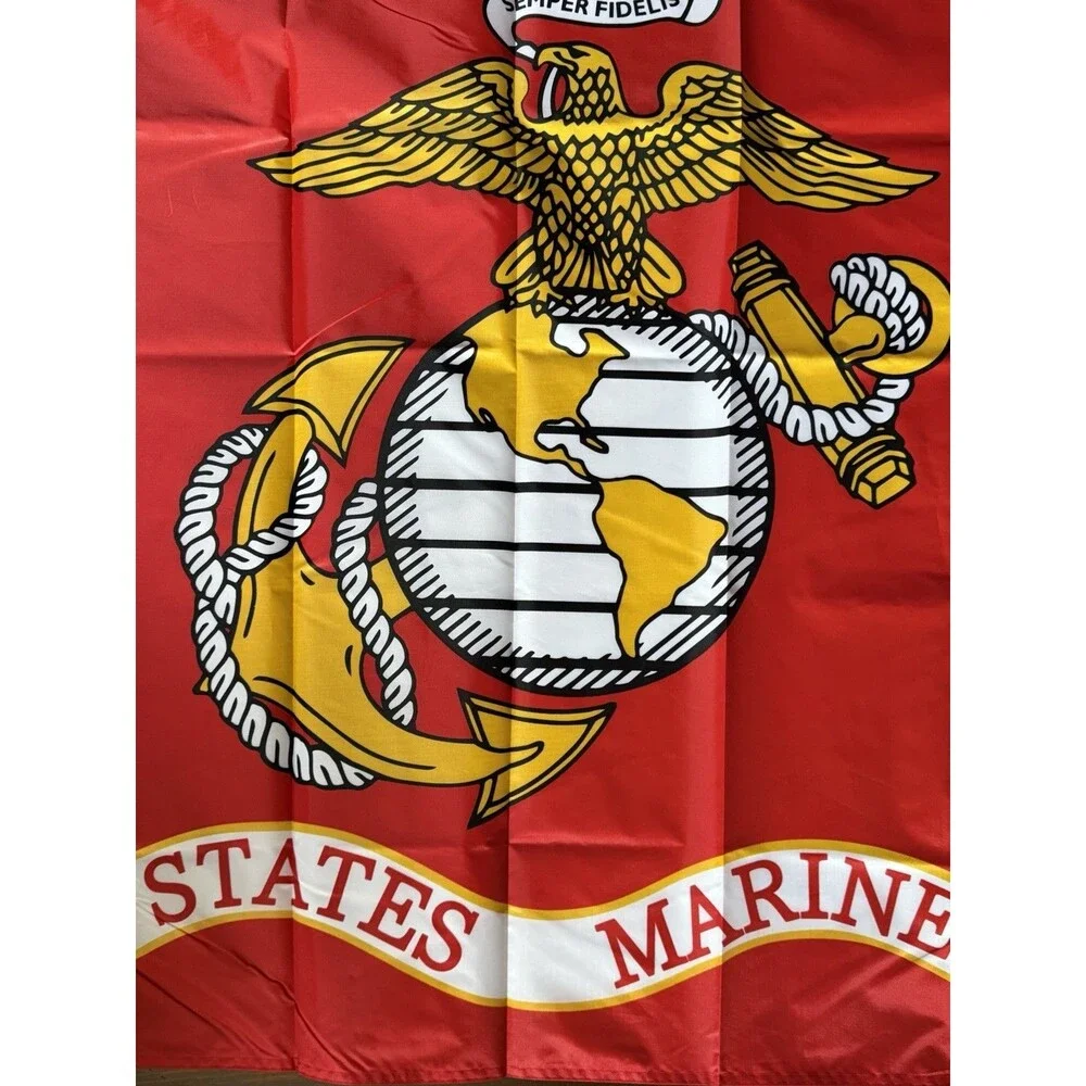 3X5 Marines USMC Semper Fi Flag Brass Grommets New Double Sided